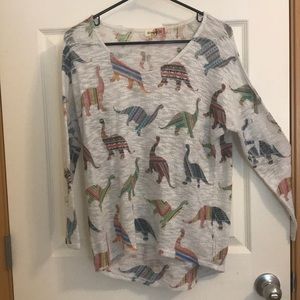 Dinosaur Shirt Sweater